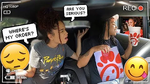 Ignoring My PREGNANT Girlfriend's Drive Thru Order!! *SHE CRIES*