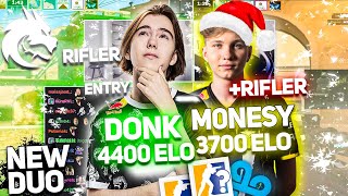 donk and m0NESY - New Duo! | subtitles +chat (CS2)