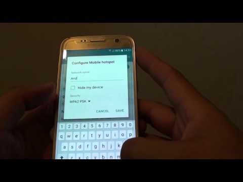Samsung Galaxy S7: How to Setup WiFi Hotspot For Internet Sharing