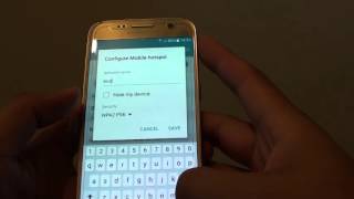 Learn how you can setup wifi hotspot for internet sharing on samsung
galaxy s7. follow us twitter: http://bit.ly/10glst1 like facebook:
http://on.fb...