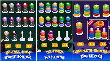 Nut Sort : 😄 Happy stream | Playing Solo | Streaming with Turnip