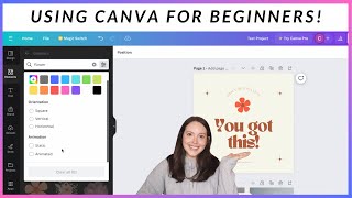 HOW TO USE CANVA FOR BEGINNERS | Beginners Guide to Using Canva 2024