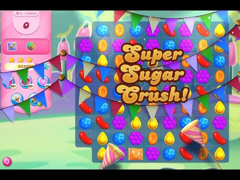 Candy Crush Saga Level 10962 (3 stars, No boosters)