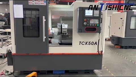 TCK50A CNC lathe, High Accuracy Auto Slant Bed CNC Lathe