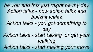 Tesla - Action Talks Lyrics