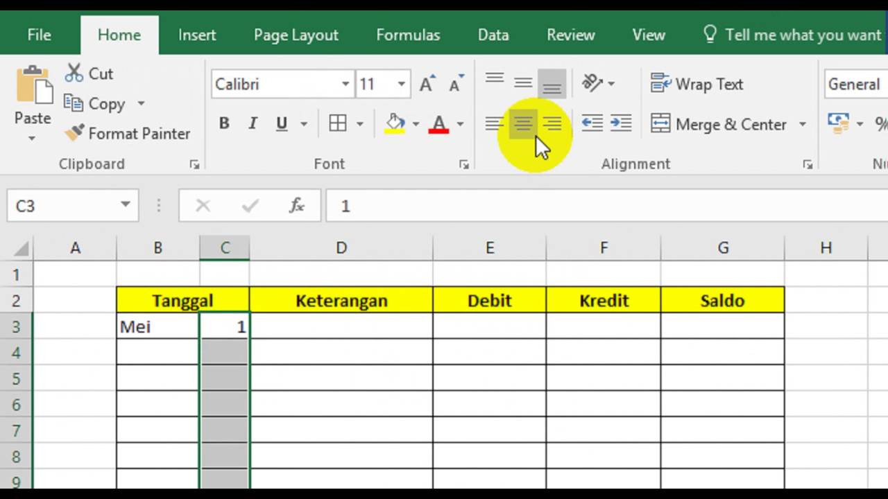 Membuat Laporan Keuangan Sederhana dg Excel YouTube