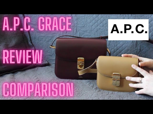 A.P.C. Grace Mini and Regular bag - Review, comparison, what fits,  mod-shots, pros&cons etc. 