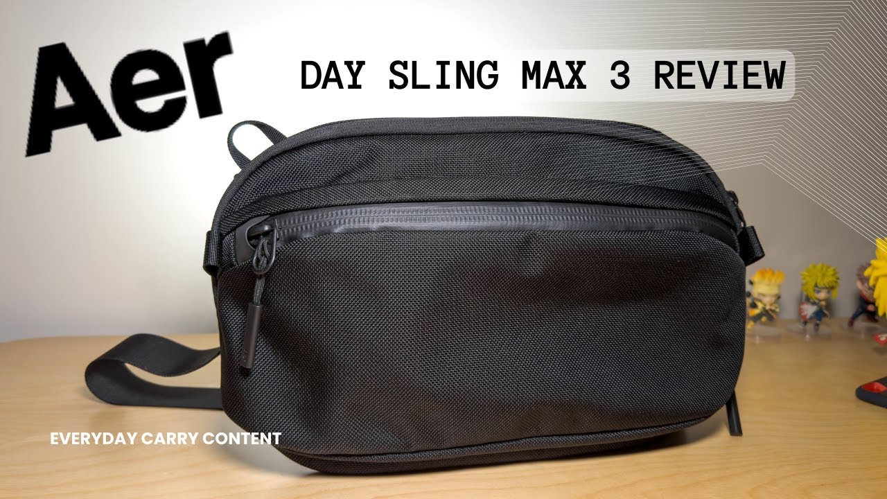 AER - Day Sling Max 3 Review / 6L Capacity To Hold All Of Your Life  Essentials. 