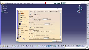 3 - Catia Beginner Tutorial - Auto Save file in Catia