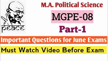 MGPE 008 Important Questions June 2024 | Mgpe 008 June Important Questions 2024