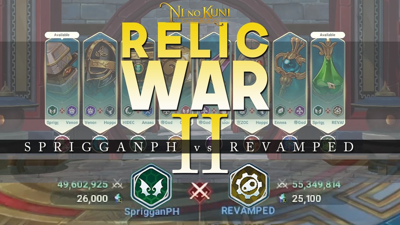 Relic War - Ni No Kuni - SprigganPH vs Revamped 2 - YouTube