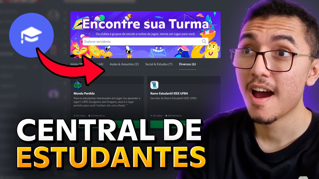 Como Funciona o Grupo de Estudo do Canal Estudando no Discord - Grupo  Estudando #002 