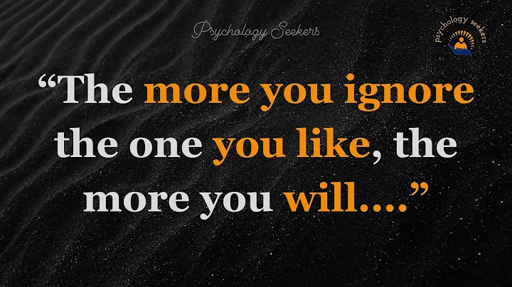 Why ignoring a woman you like is so powerful. | Psychological facts about attraction & love