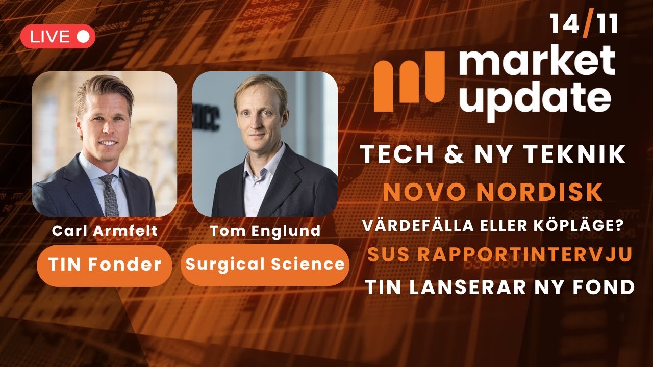 TIN Fonder gästar programmet - Rapportintervju med Surgical Science | Market Update 14/11