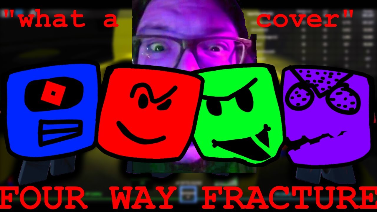 Four way Fracture but Roblox Baller, Slicer, Crusher, Piercer, and the