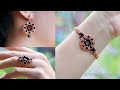 Endless passion jewelry set. How to make beaded jewelry. Earrings, bracelet & ring. Beading tutorial