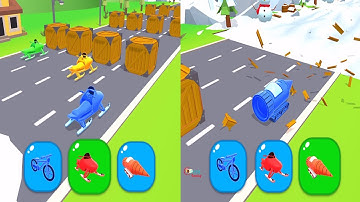 SHAPE-SHIFTING 🚲🚁🚗 All Levels Gameplay Android,ios (Part 28)