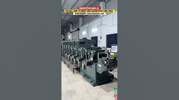 SHIKI FX 10 LABEL PRINTING MACHINE FOR SALE | MULTI COLOUR ROLL TO ROLL OFFSET PRINTING MACHINE