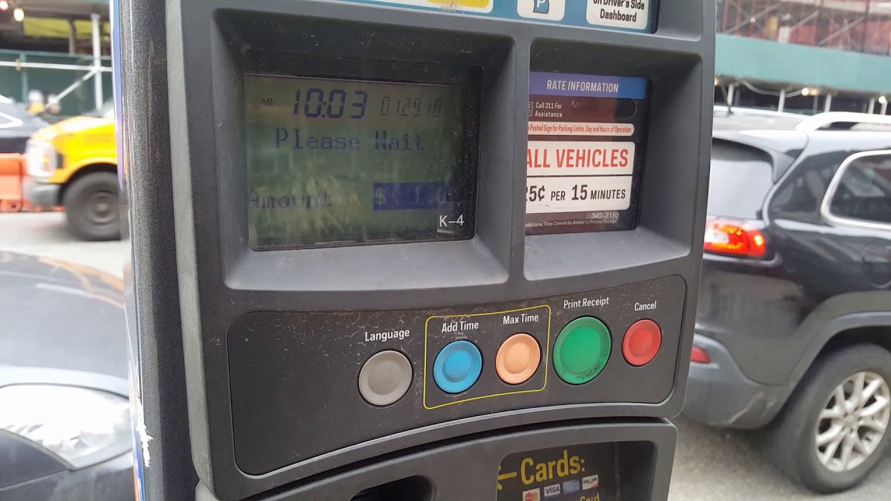 NYC Parking Meter Fail !!! - YouTube