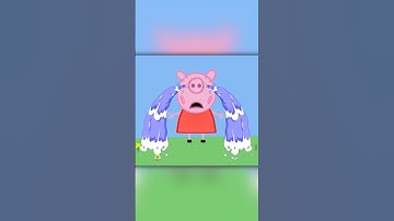Crying Peppa Pig Family (Front view)