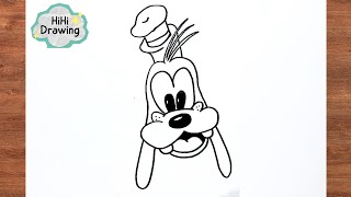 How to Draw GOOFY 🧡 | Easy Drawing Step by Step