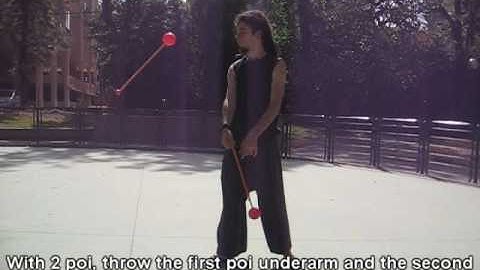 Poi Tutorial - Split Time Double Throw