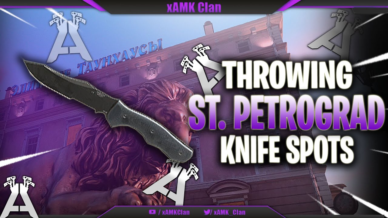 St Petrograd Throwing Knife Bankshot Spot Tutorial | Search and Destroy