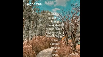 Tugas Algoritma Penggunaan Operator Aritmatika