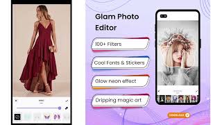 Glam Photo Editor app | Wing effect | World Vision Soft screenshot 1