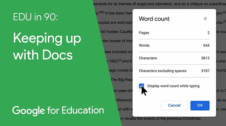 EDU in 90: Keeping up with Docs