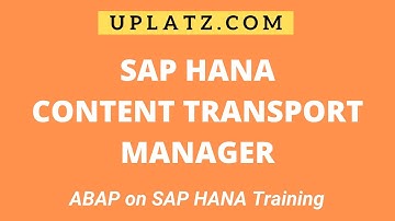 Content Transport Management with Transport Management System (TMS) in SAP ABAP on HANA | Uplatz
