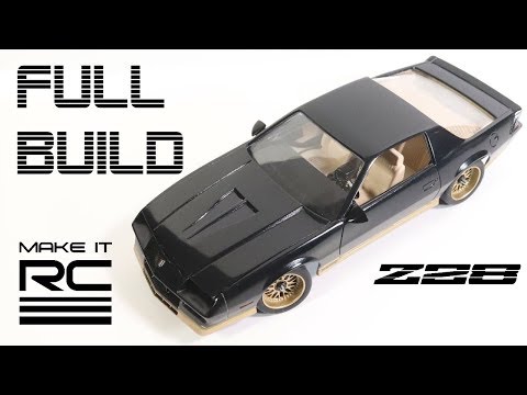 AMT 1/25 Scale 1983 Camaro Z28 RC Conversion Full Build