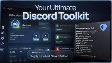 Nighty Discord Selfbot 2.4 - Your Ultimate Discord Toolkit | nighty.one