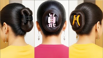 Simple Se Stylish: 4 Claw Clip Hairstyles In 3 Min