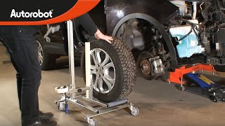 Trolley for handling car doors and wheels by Autorobot