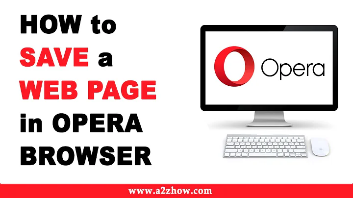 How to Save a Web Page in Opera Browser