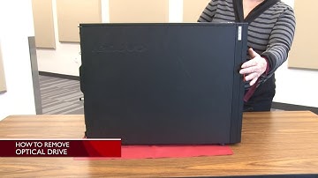 Lenovo ThinkServer TS460 removing an optical drive