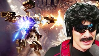 DrDisrespect Reacts to ARMORED CORE VI FIRES OF RUBICON — Gameplay Trailer