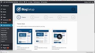 How to Install OptimizePress  on to Your Blog