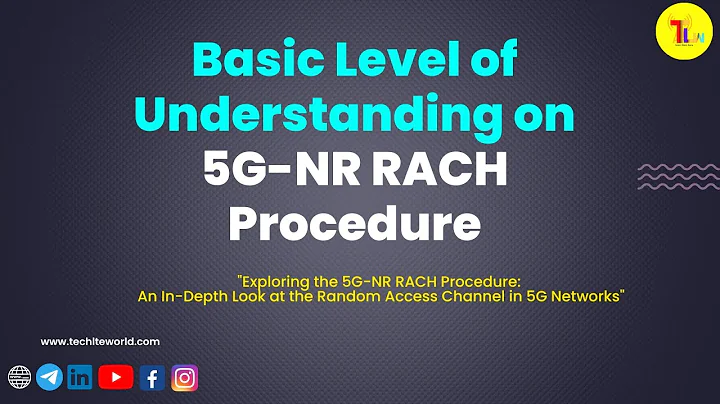 Basic Level Understanding of 5G-NR RACH Procedure