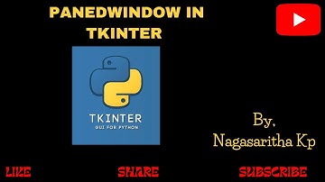 T_40: PANEDWINDOW Widget in Tkinter, sashwidth , showhandle explained