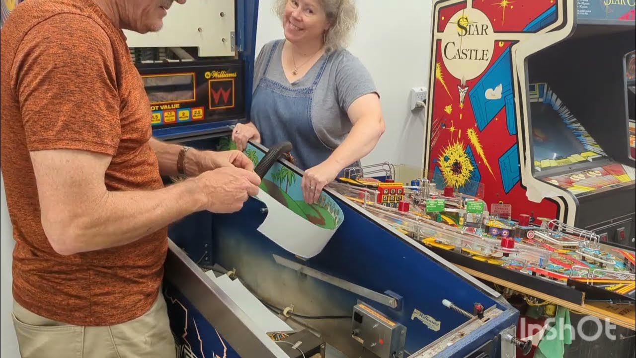 Installing Pinball Art Blades Earthshaker Part 3 YouTube