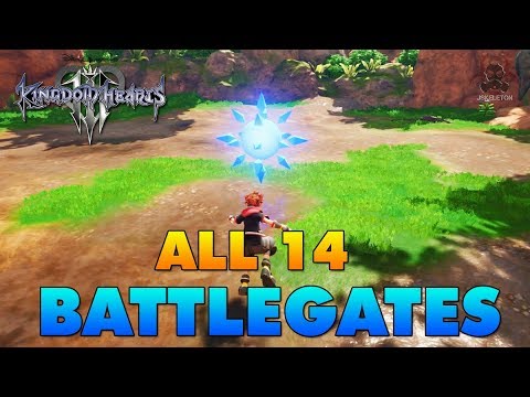 Kingdom Hearts 3 - All 14 Battlegates Locations (How to get all Secret Reports)