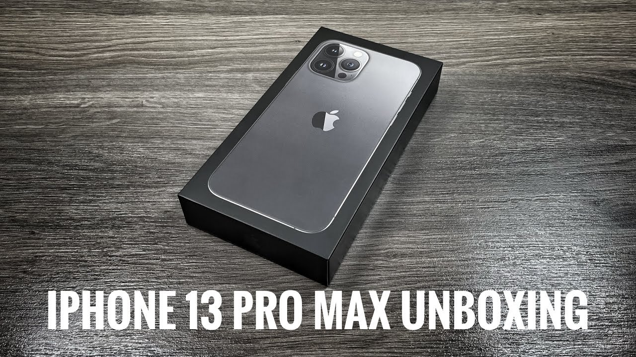 iPhone 13 Pro Max Graphite | Unboxing \u0026 Setup