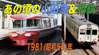 【小田急電鉄/相模鉄道】＜列写音＞ 荷物電車や重連機関車が活躍していたあの頃 1981年
