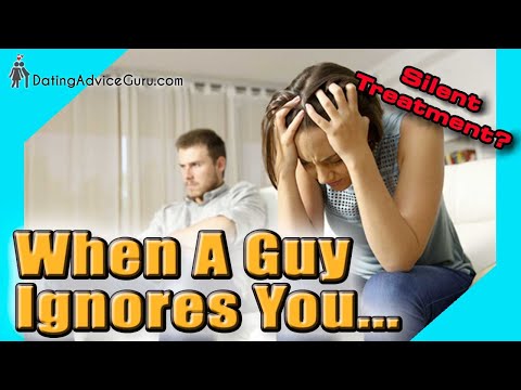 When A Guy Ignores You After An Argument - What to do!