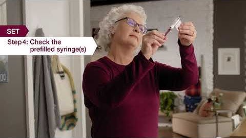 Self-administration with prefilled syringes