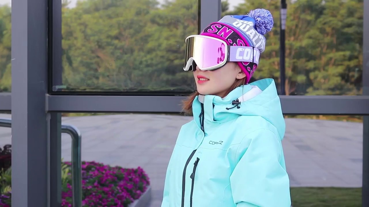 COPOZZ Ski Goggles 2 in 1 with Magnetic Dual-use Lens for Night Skiing Snowboard Goggles Men Women