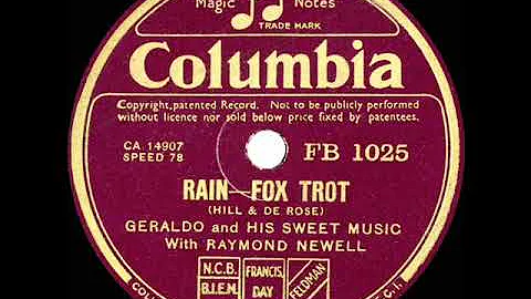 1935 Geraldo - Rain (Raymond Newell, vocal)