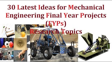 Latest Final Year Projects Ideas for Mechanical Engineering #mechanicalengineering #fyp #projects